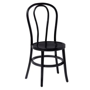 Black bentwood chair
