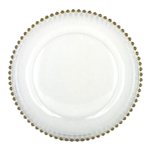 Gold Rim Charger Plates