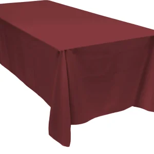 Rectangle Tablecloth for 6ft Trestle Burgundy