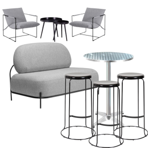 Studio Lounge and Bar Table Package for 16