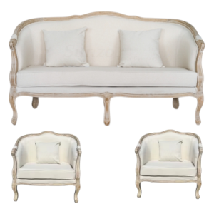 French Louis XV Style Sofa Set