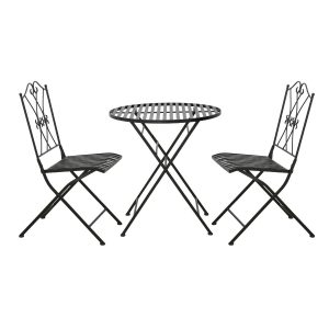 The Black Garden Signing Table & Chair Set