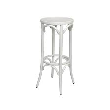 White Bentwood Bar Stool
